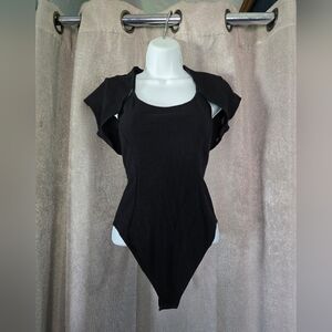 ⭐️Black Ribbed American Eagle Body Suit⭐️NWOT